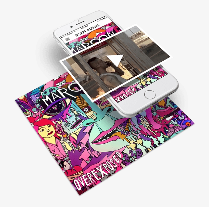 Maroon 5 Mobile App - Maroon 5: Overexposed Cd, transparent png #6295722