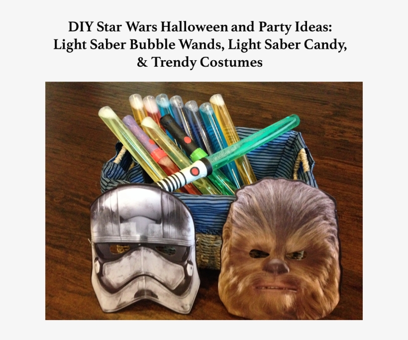 Diy Star Wars Light Sabers Using Bubble Wands - American Greetings Ag Star Wars 8 Ppr Mask, transparent png #6296487