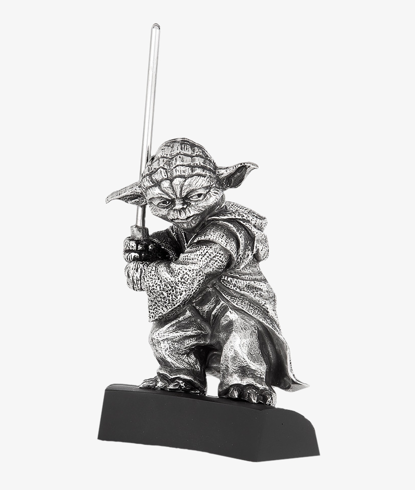 Yoda 5” Pewter Statue - Royal Selangor Star Wars Figurine, Yoda Small, transparent png #6296802