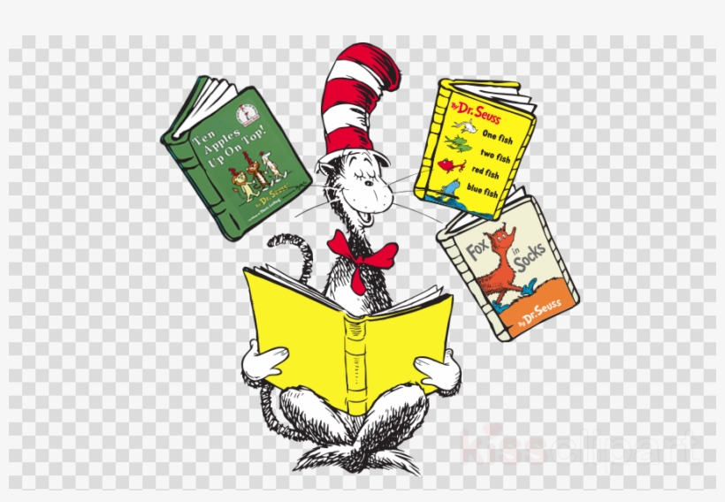 Dr Seuss Clip Art Clipart The Cat In The Hat Green - Dr. Seuss Book And Cd Set (set, transparent png #6297712