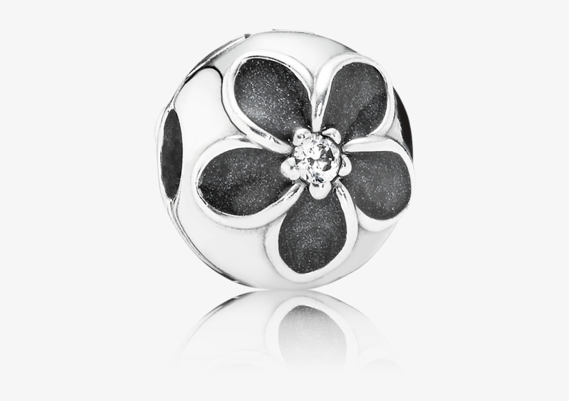 Mardi Gras Beads Clip Art - Pandora 791408cz Mystic Floral Clip, transparent png #6298944