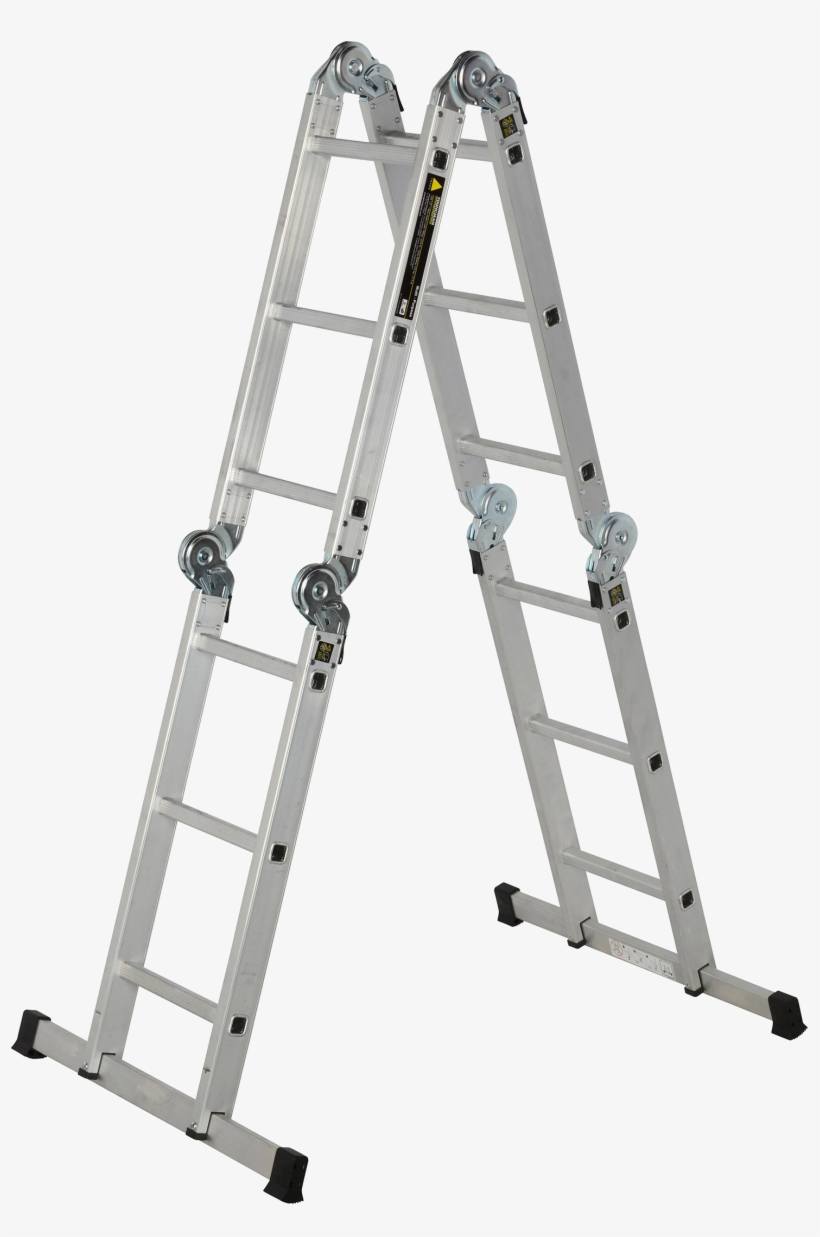 Step Ladder Download Transparent Png Image - Aluminium Multi Purpose Combination Ladder 6 Step, transparent png #6299137
