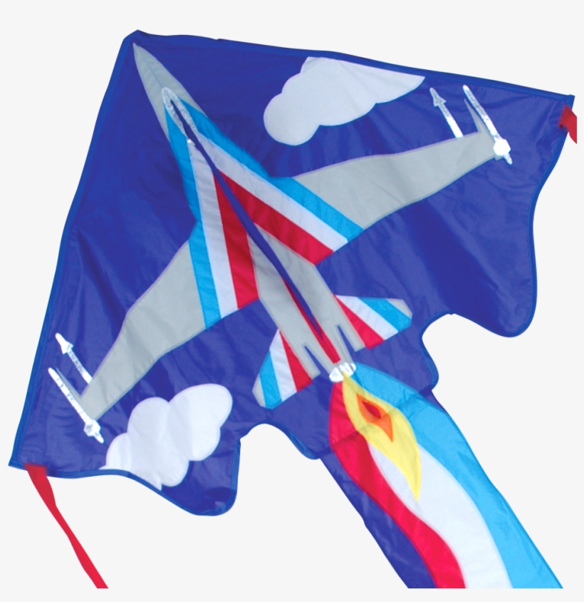 Large Easy Flyer Kite - Premier Kites 46in F-16 - Large Easy Flyer Kite, transparent png #6299205