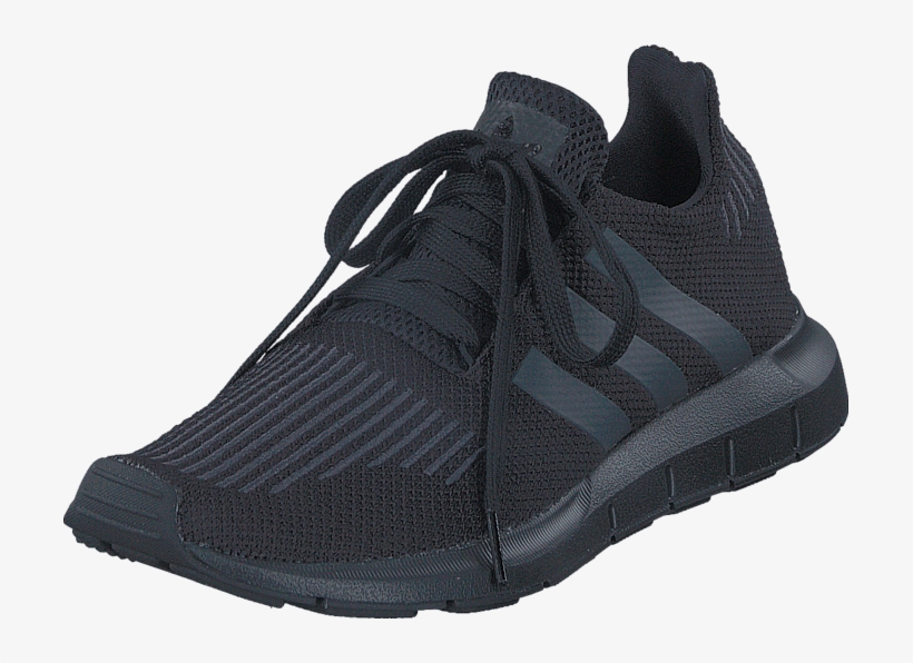 Swift Run J Core Black/utility Black F16/c - Adidas Youth Swift Run Shoes, transparent png #6299359