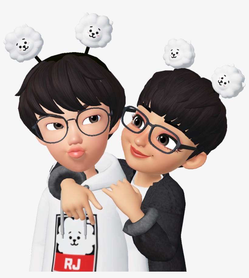 Im So Late But Look How Cute Me And Jin Look, transparent png #6299366