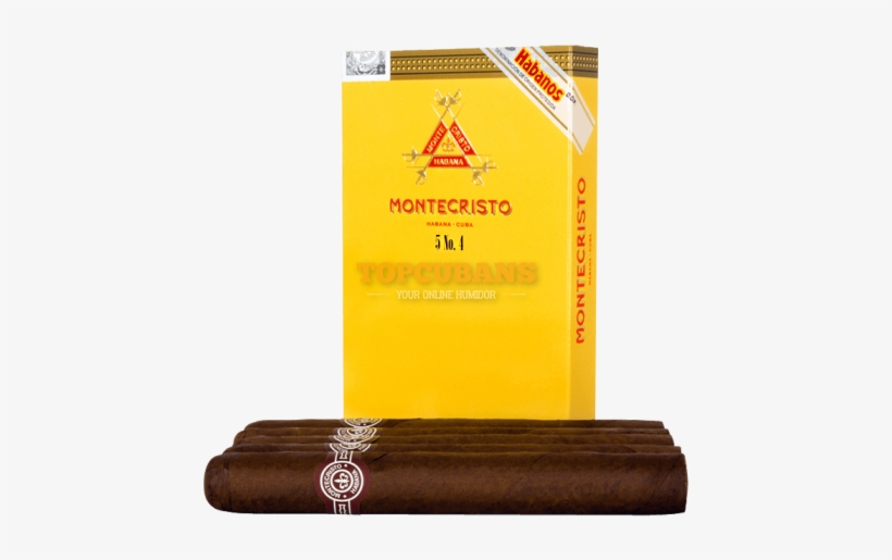 4 Box Of - Montecristo 5 No 4, transparent png #6299888