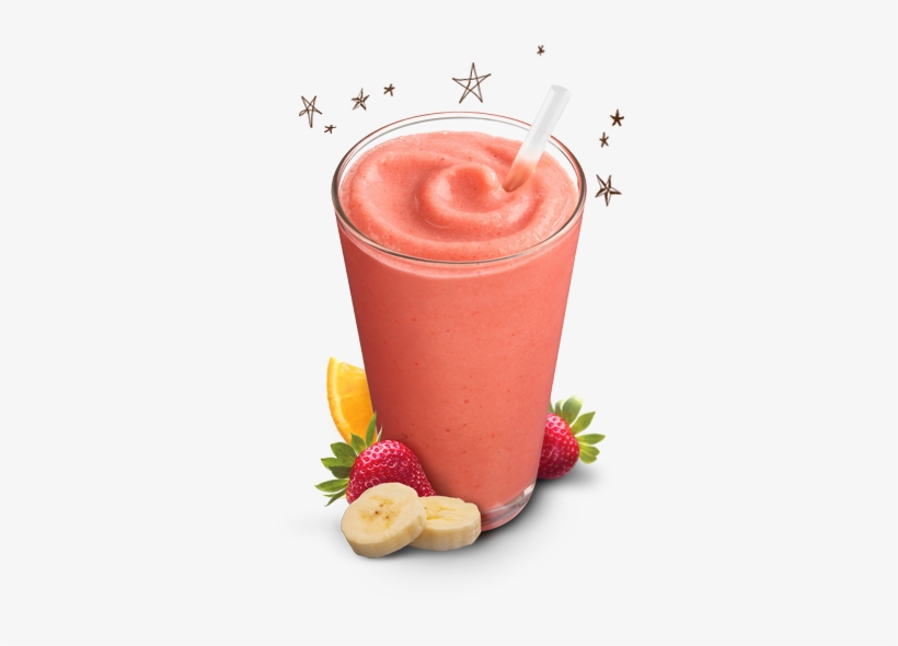 Orange Julius Strawberry Banana Minutes To Prepare - Smoothie, transparent png #630077