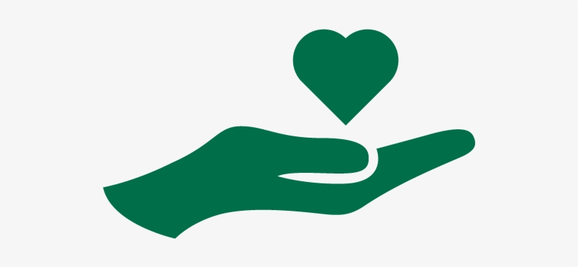 Last Year, Delta Students Spent Thousands Of Volunteer - Hand Green Logo Png, transparent png #630199