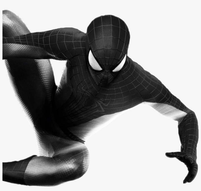 Download Spiderman Black And White Transparent Clipart - Spider Man Black Png, transparent png #630230