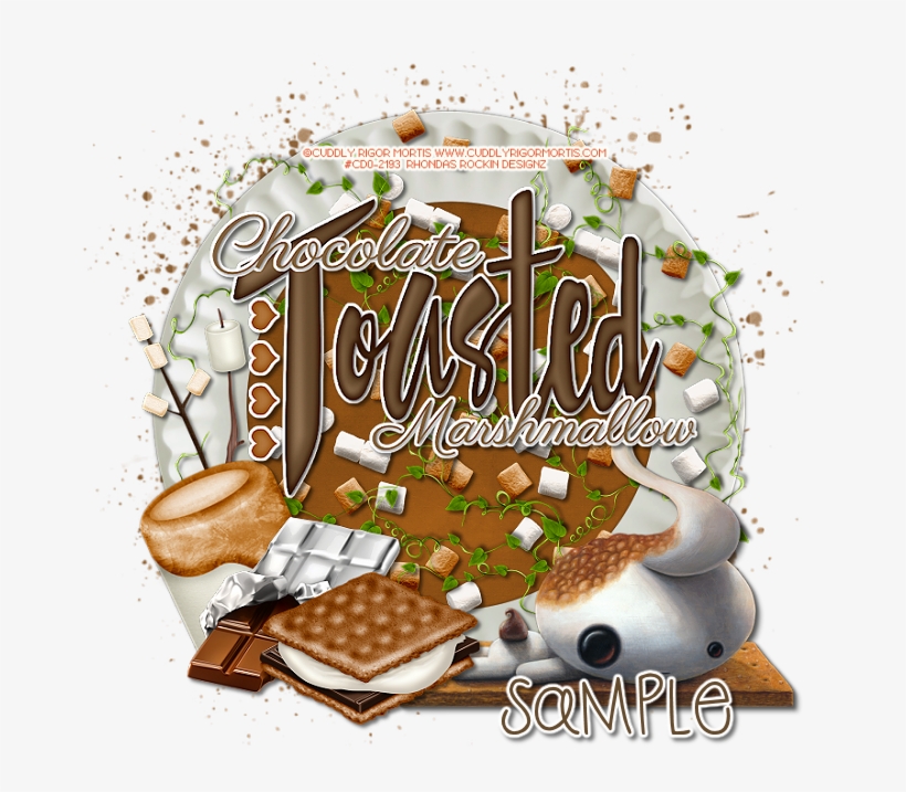 Toasted Marshmallows - Ptu - Gingerbread, transparent png #630517