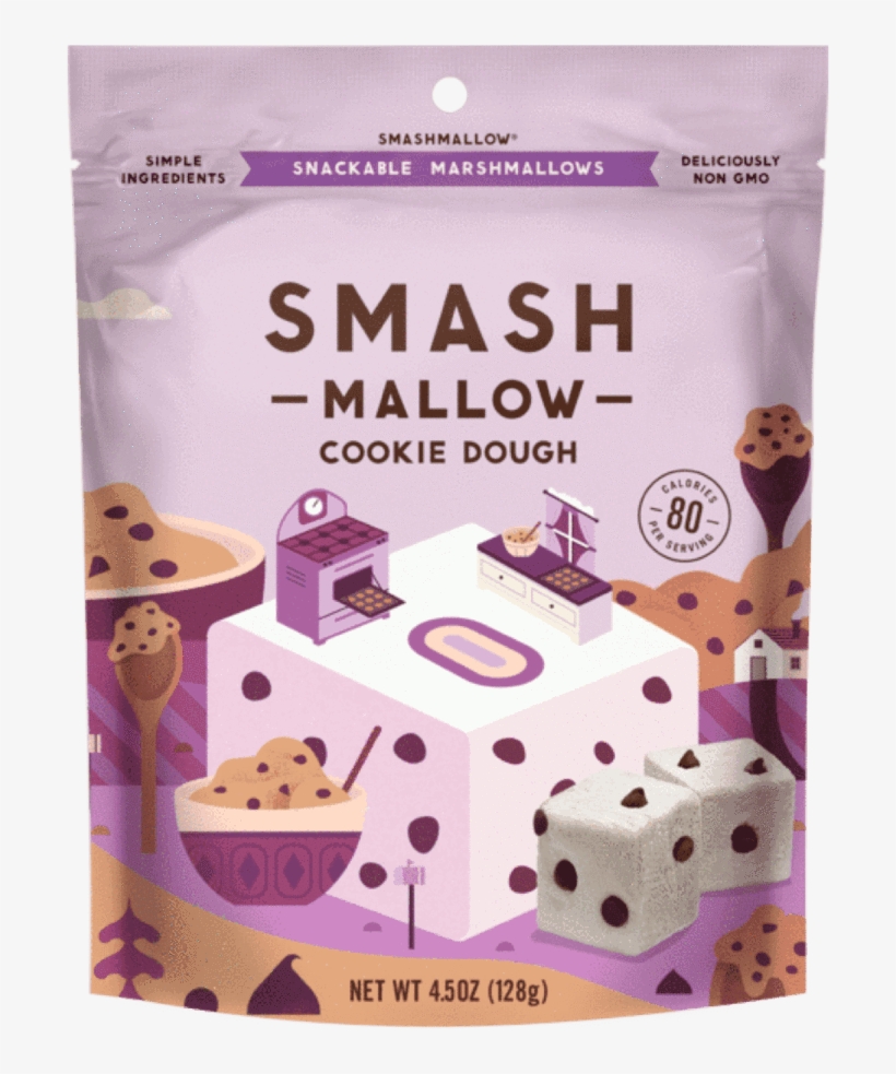 Smashmallow® Snackable Marshmallows - Smashmallow Cinnamon Churro, transparent png #630589