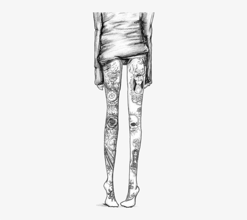 Transparent Tattoo - Png Legs, transparent png #630592