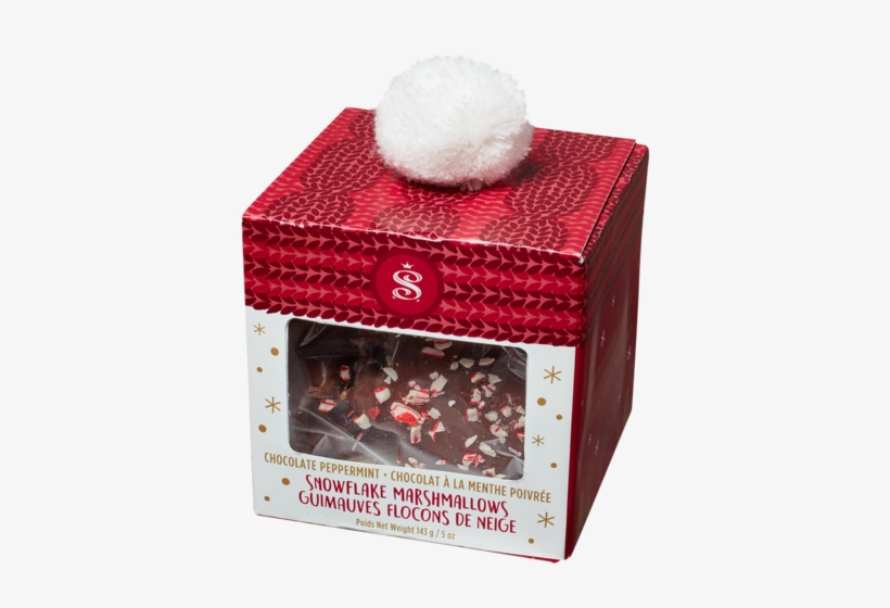 Chocolate Enrobed Snowflake Marshmallow Box Sold Outt - Chocolate, transparent png #630672