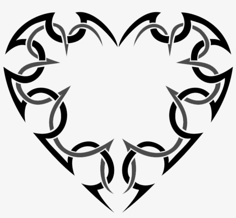 Heart Tattoos Png Transparent Heart Tattoos - Tattoo Heart Png, transparent png #630773