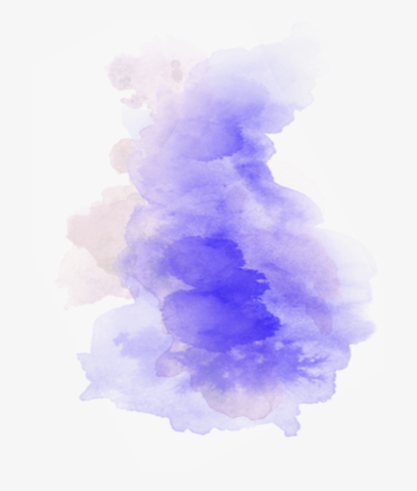 Ftestickers Background Clouds Smoke Colors Purple Blue - Blue, transparent png #630953