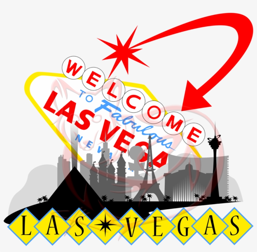 Svg Transparent Las Vegas Clipart Illustration - Welcome To Las Vegas Sign, transparent png #631091