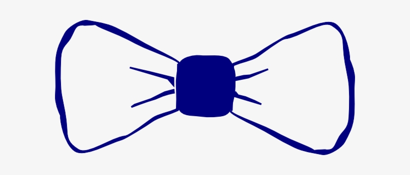 Bow - Dark Blue Bow Tie Clip Art, transparent png #631953