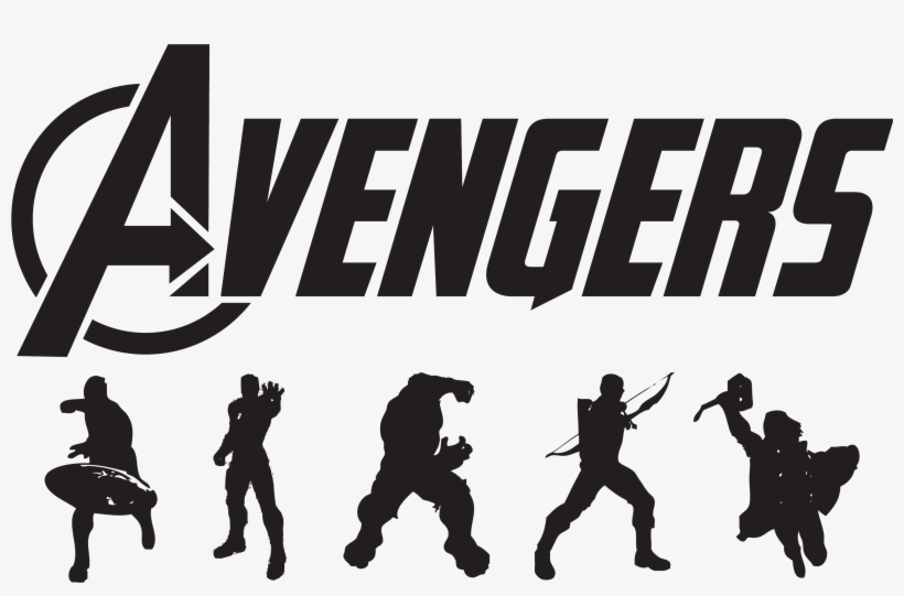 Submitted By Modsoft Avengers - Avengers Logo Black And White Png, transparent png #632117