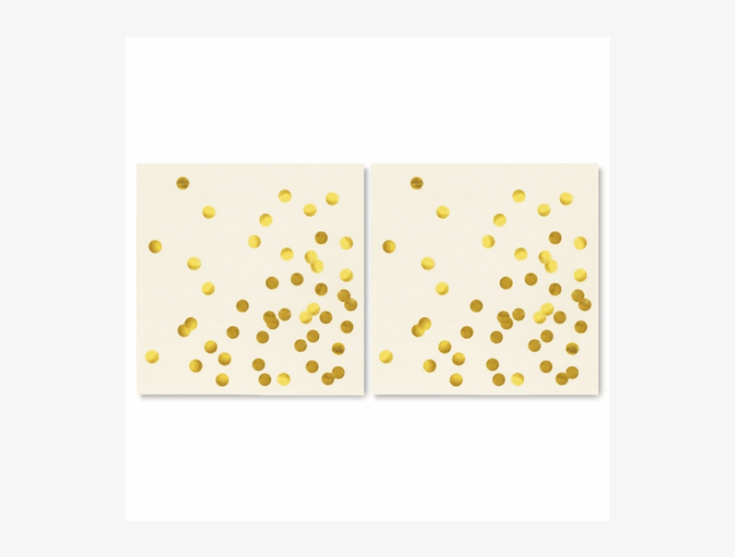 Kate Spade New York Gold Dots Cocktail Napkins - Kate Spade Gold Dots, transparent png #632118