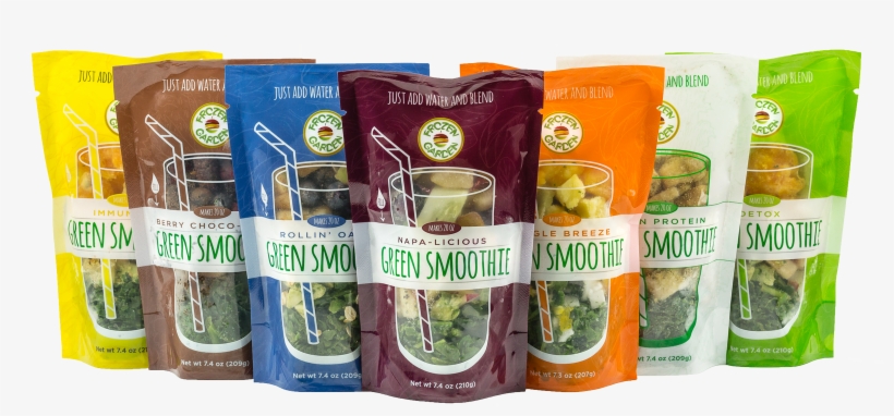 Frozen Garden Ready To Blend Green Smoothie Packs - Coffee Substitute, transparent png #632144
