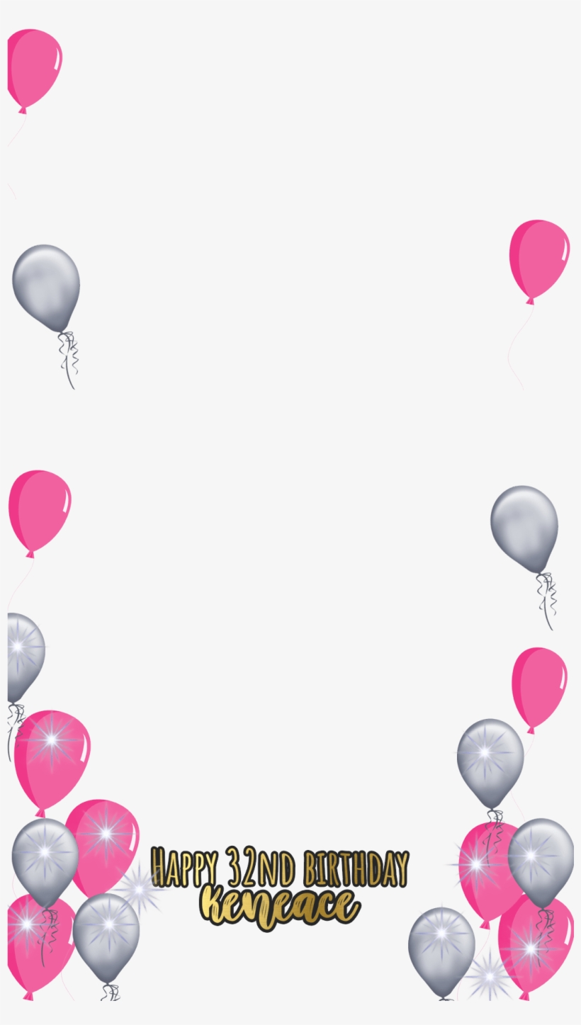 I Will Design Snapchat Filter Geofilter Fiverr Png - Balloon, transparent png #632171
