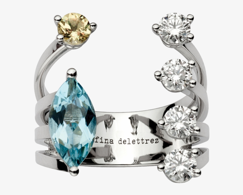 Aquamarine Today Tomorrow Ring - Earrings, transparent png #632188