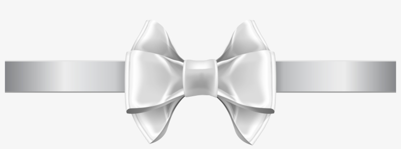 White Bow Png Clip Art Image, transparent png #632228