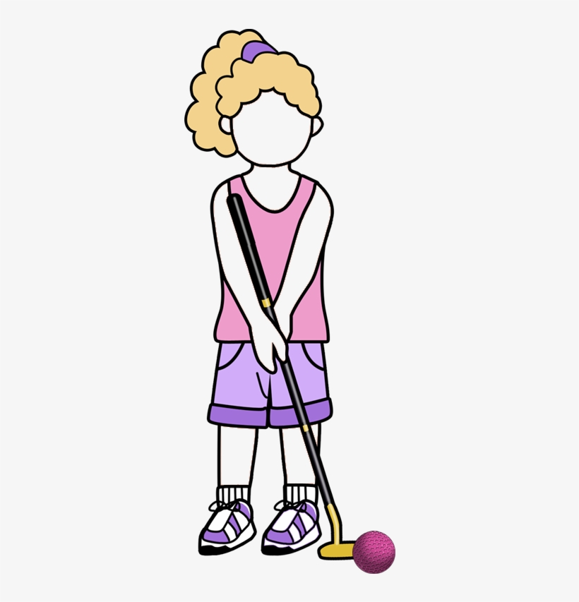 Miniature Golf Kids Birthday T Shirt For Girl - Illustration, transparent png #632366