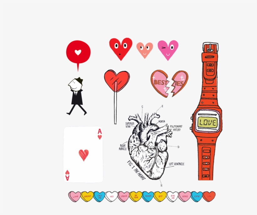 Sweetheart Set - Design, transparent png #632440