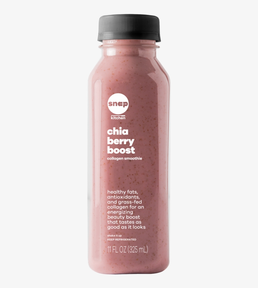 Chia Berry Boost Collagen Smoothie - Snap Kitchen Llc, transparent png #632546
