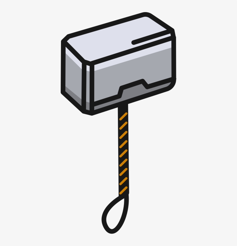S5 Thor Hammer - Hammer, transparent png #632667