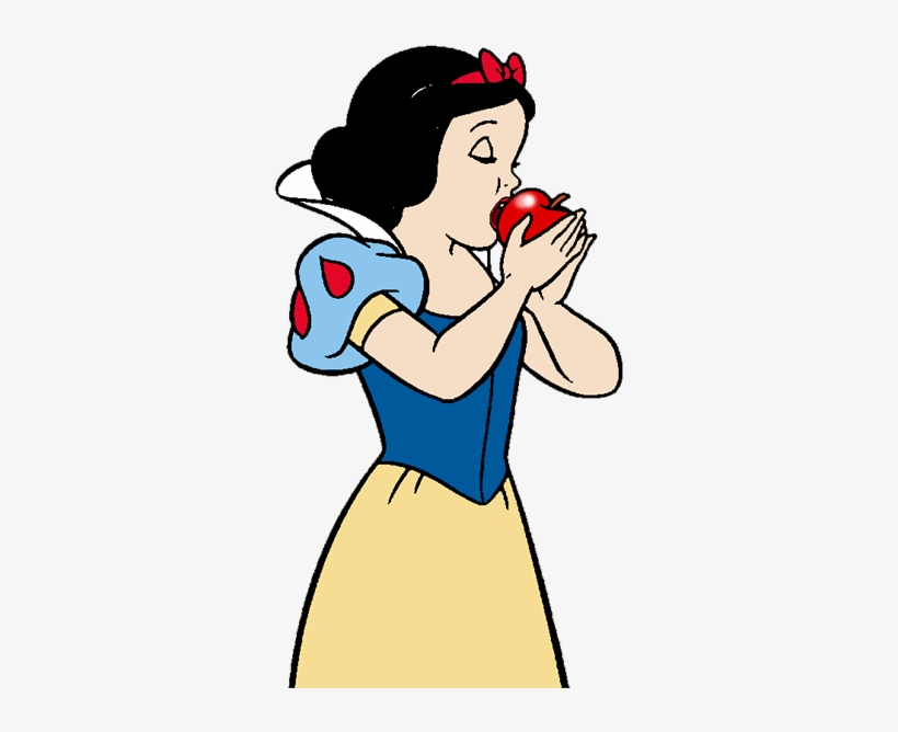 Snow White And The Seven Dwarfs Images Snow White Clipart - Bite An Apple Gifs Clipart, transparent png #632715