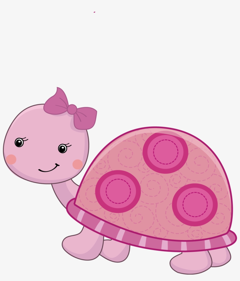 Patchwork Clipart Jungle Animal - Girl Turtle Clipart, transparent png #632997