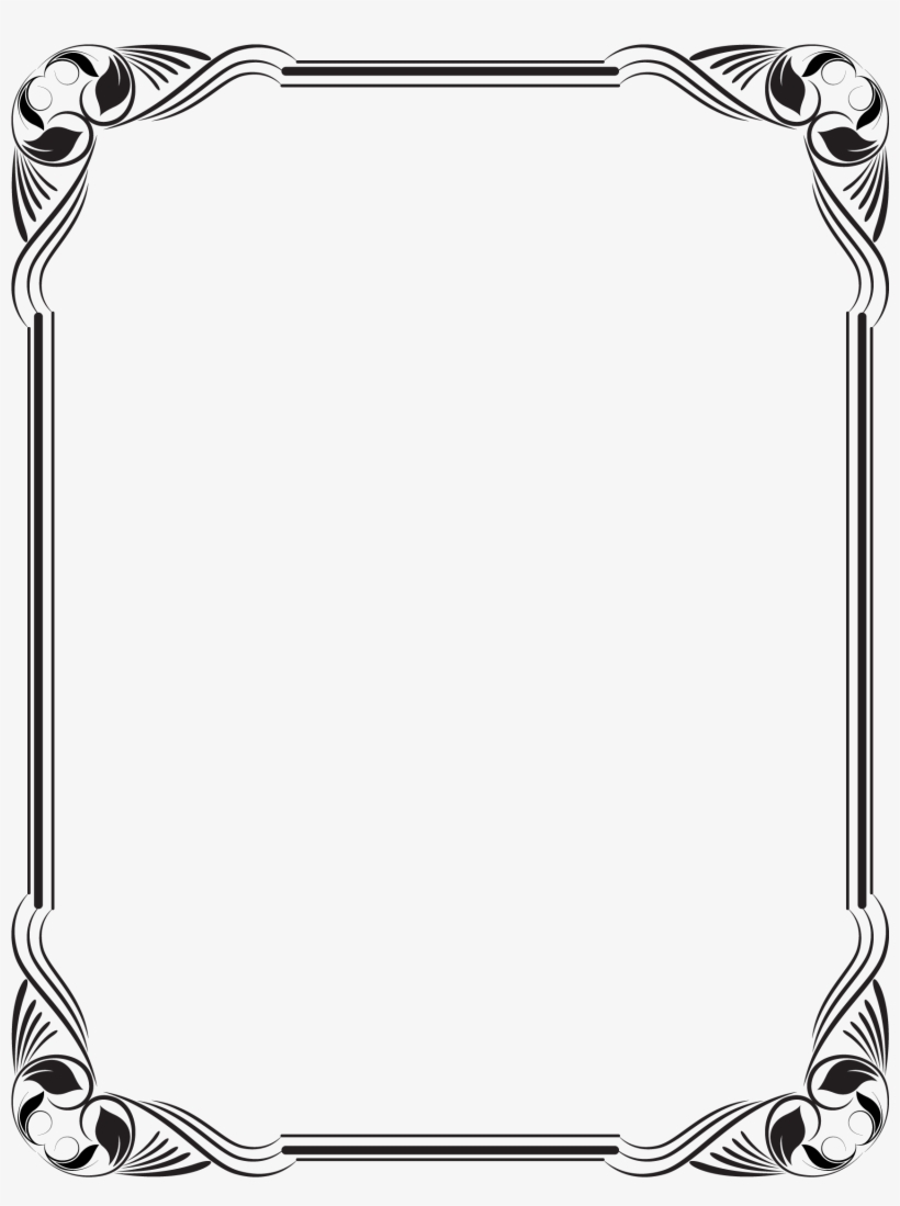 Stencil Borders For Paper Borders And Frames Frame Black And White 