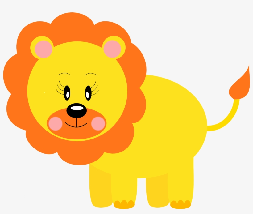 Png Free Free Printable Baby Jungle Animal Clipart - Leão Circo, transparent png #633274