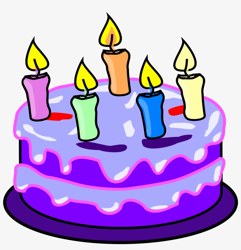 Mauve Clipart Birthday Cake - Imagem De Bolo De Aniversário, transparent png #633304