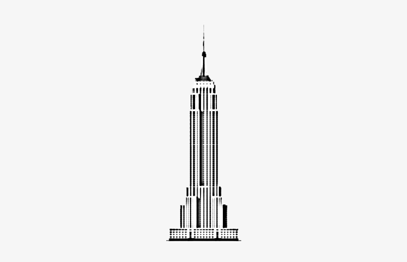 Image Library Download Empire State Building - Drawing Of A Skyscraper, transparent png #633398
