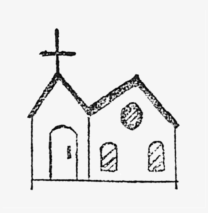 Church Clipart Easy - Drawing, transparent png #633690