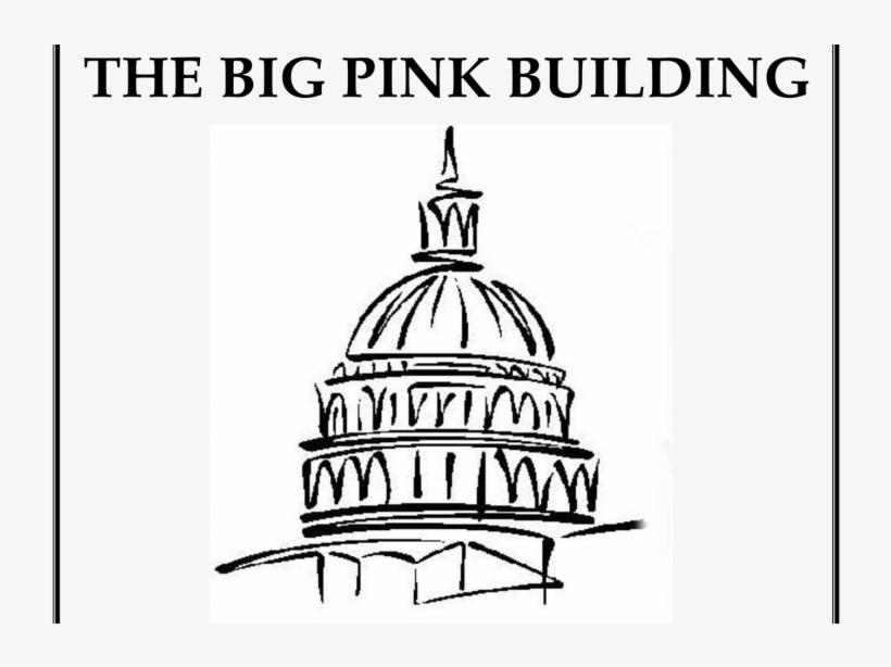 The Big Pink Building - House Of Congress Drawing, transparent png #633898