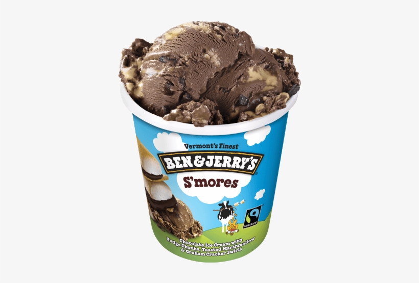 S'mores Pint - Ben And Jerry's Half Baked, transparent png #634200