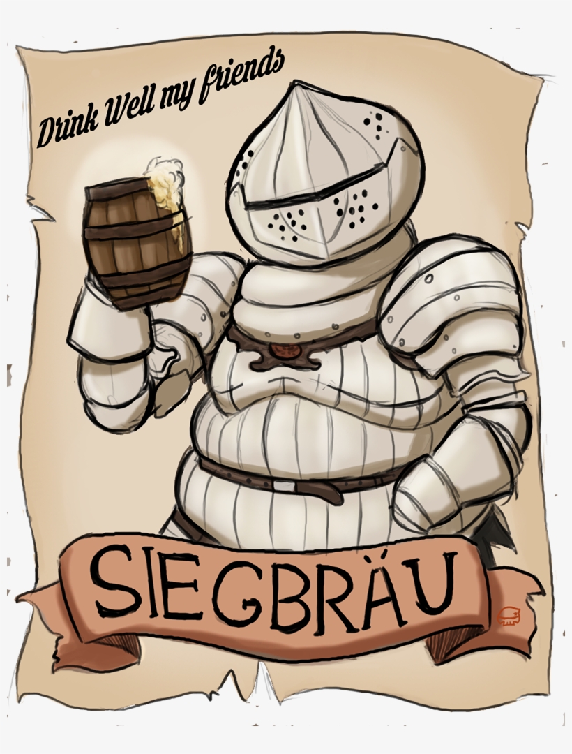 Ink Well My Priends Siegbrau Dark Souls Dark Souls - Siegward Of Catarina Brew, transparent png #635105