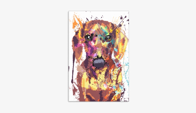 Dachshund Canvas P35 - Cheetah, transparent png #635365