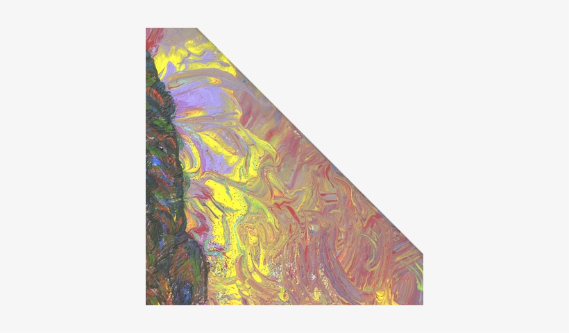 Part Of The Background Created With Liquid Acrylic - Motif, transparent png #635369