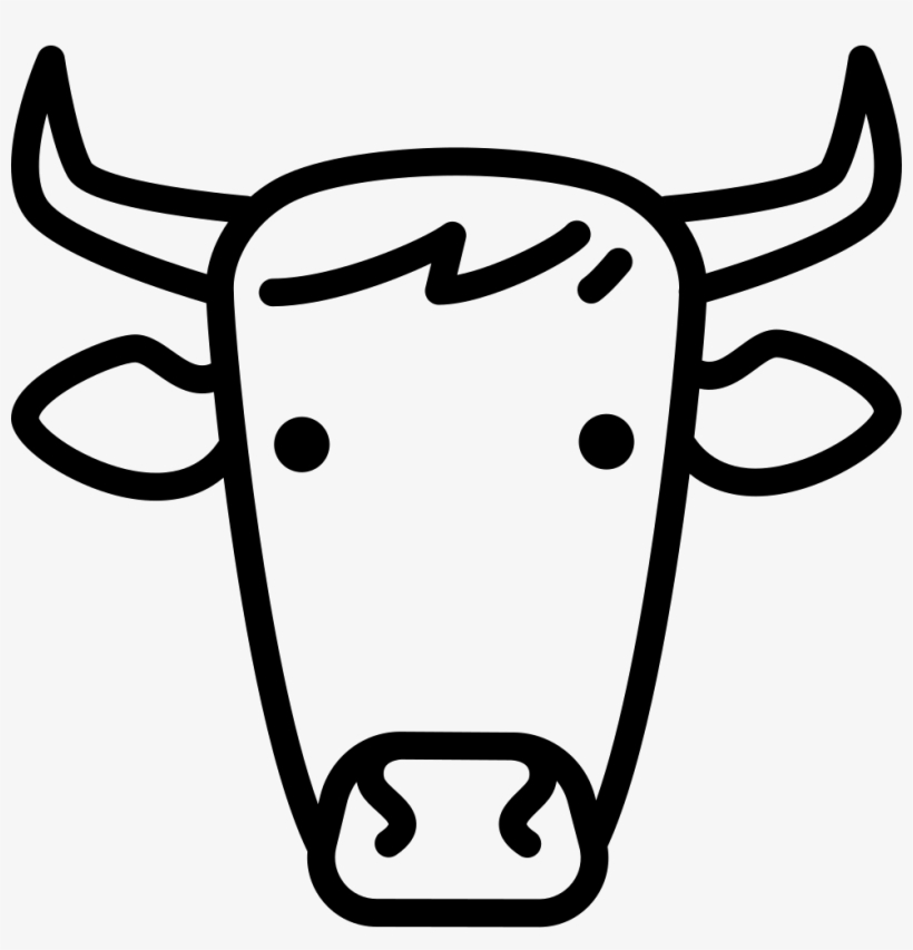 Cow Head - - Cow Head Png, transparent png #635495