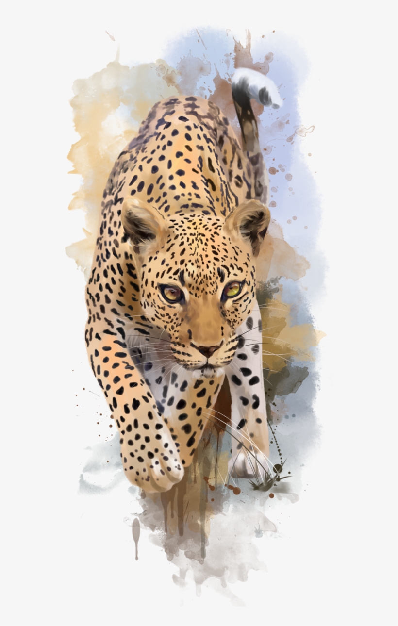 Leopard By Kajenna - Leopard, transparent png #635618