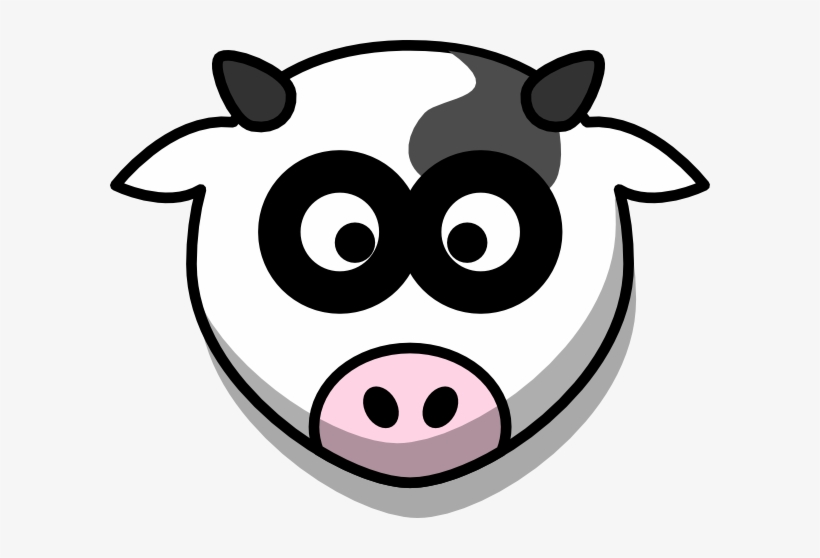 Cartoon Cow Face Png, transparent png #635757