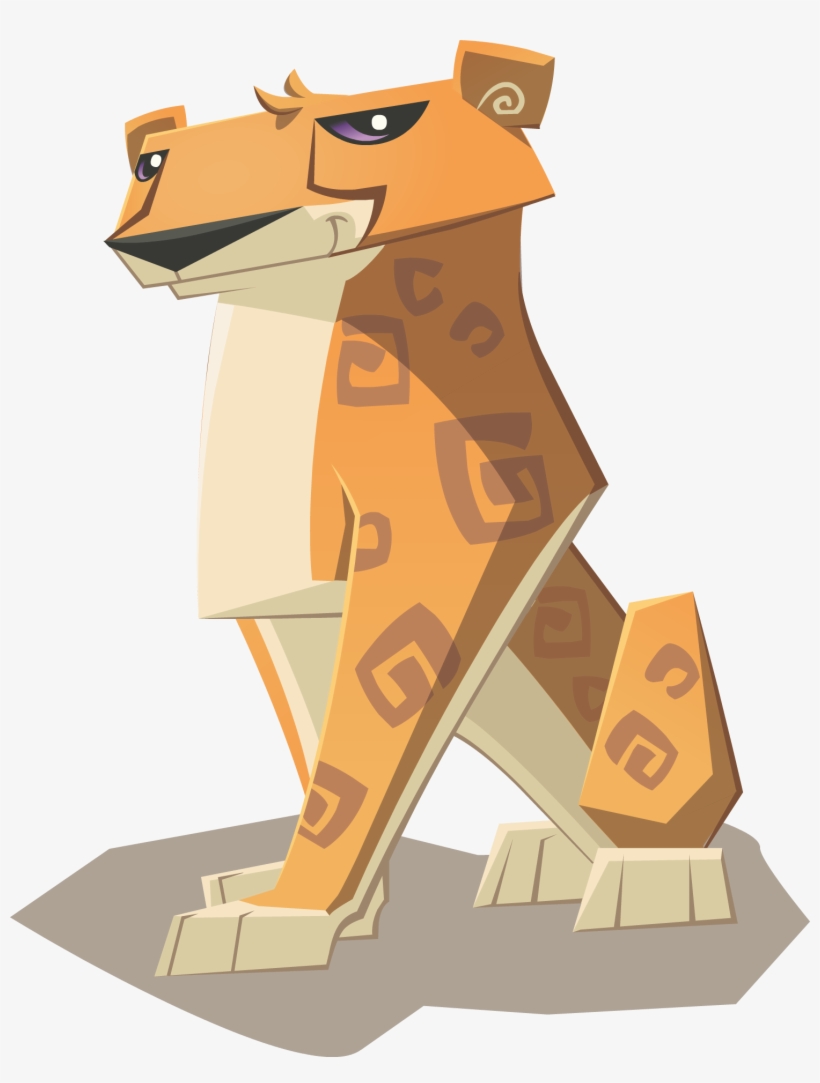 Cheetah Graphic - Animal Jam Animals Cheetah, transparent png #635796