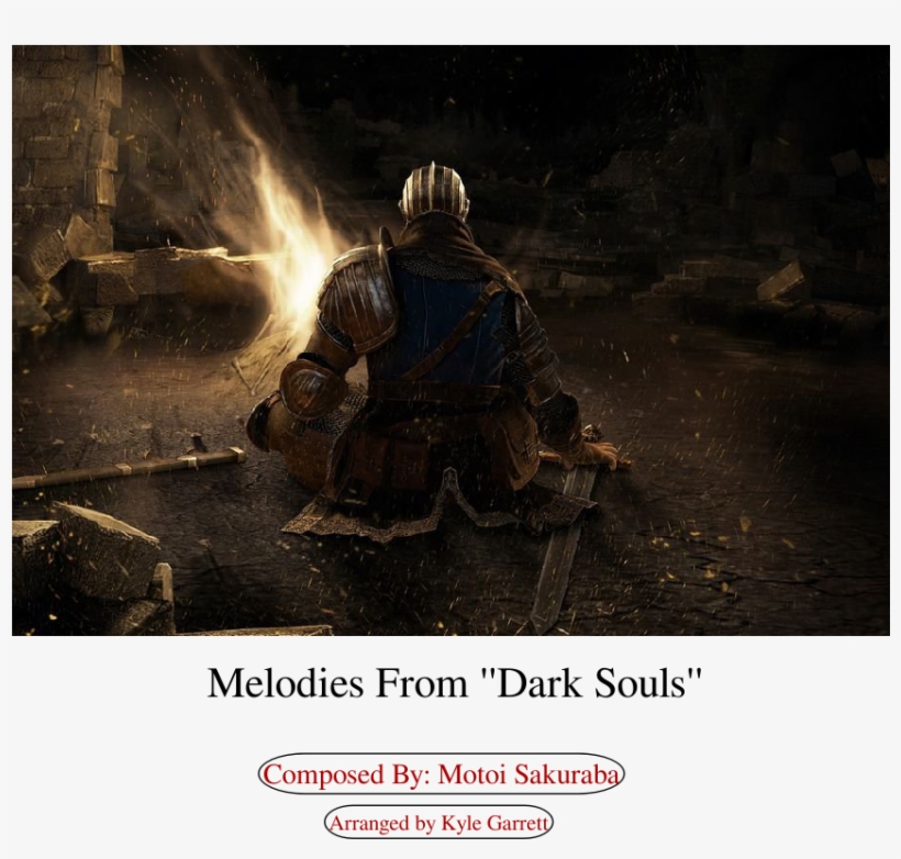 Melodies From "dark Souls" Sheet Music Composed By - Epic Game Wallpaper Dark Souls, transparent png #635840