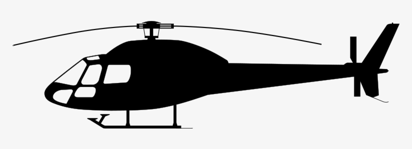 Clip Art Silhouette Royalty Free File As - Helicopter Silhouettes, transparent png #635884