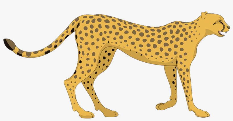 Cartoon Cheetah Png Clipart Free Library - Cheetah Clip Art Png, transparent png #635949